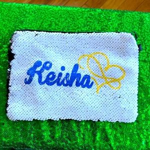 Custom cosmetic bags.